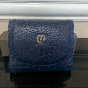 Vintage navy blue wallet